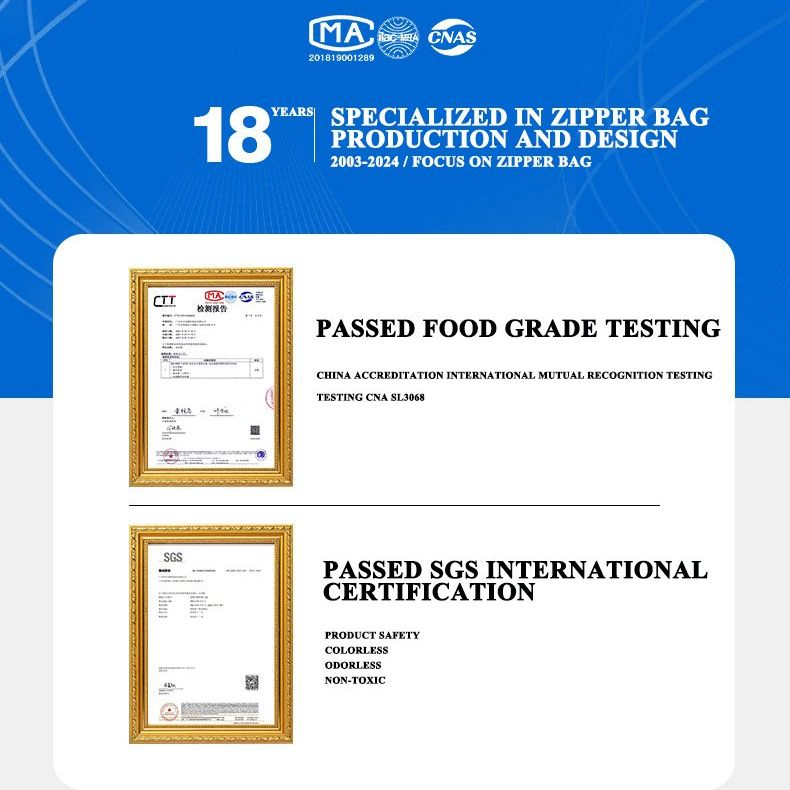 Custom Resealable Transparent CPE EVA PE Storage Garment Clothes Bag Jewelry Slider Double Packaging Logo Printing Zipper Traveling Package-Conveyance