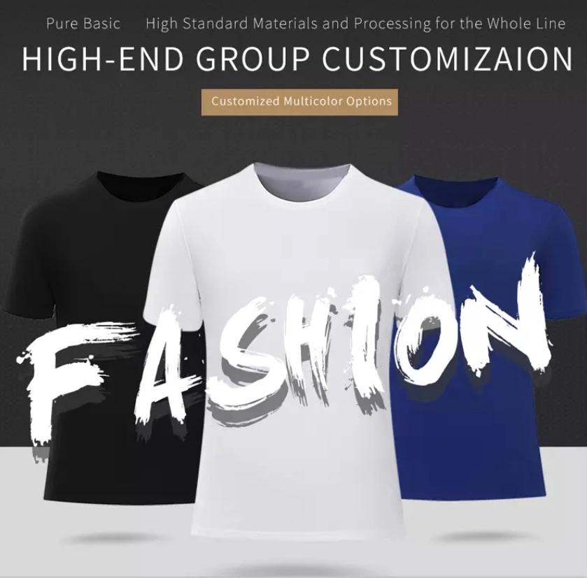 2024 Popular Wholesale Custom Plain Tee Shirt Multi Colors Breathable Summer Cotton T Shirt for Men Plus Size Printing T Shirts