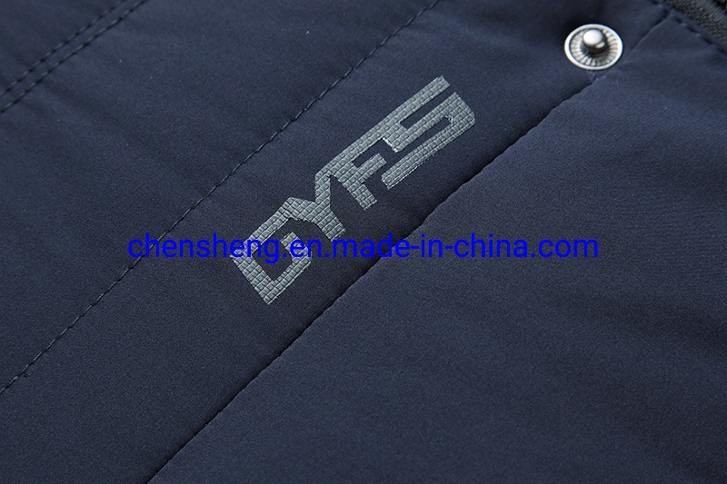 2020 Plain Custom Design Nylon Fabric Padded Mens Jackets Coats Winter Cotton Man Jacket Manufacturer