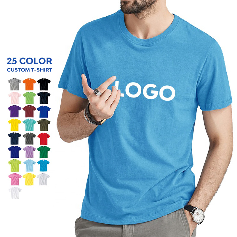 Mens Tee T-Shirt Manufacturer Cotton Men Tshirt Custom Print Graphic Logo T Shirt Designs Sublimation Camiseta Mens T-Shirt