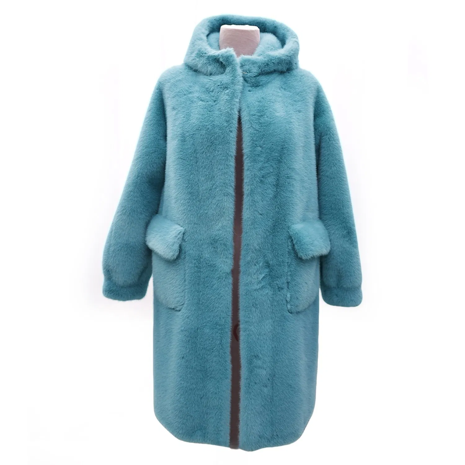 Stylish Long Faux Fur Coat - Factory Price &amp; Custom Options