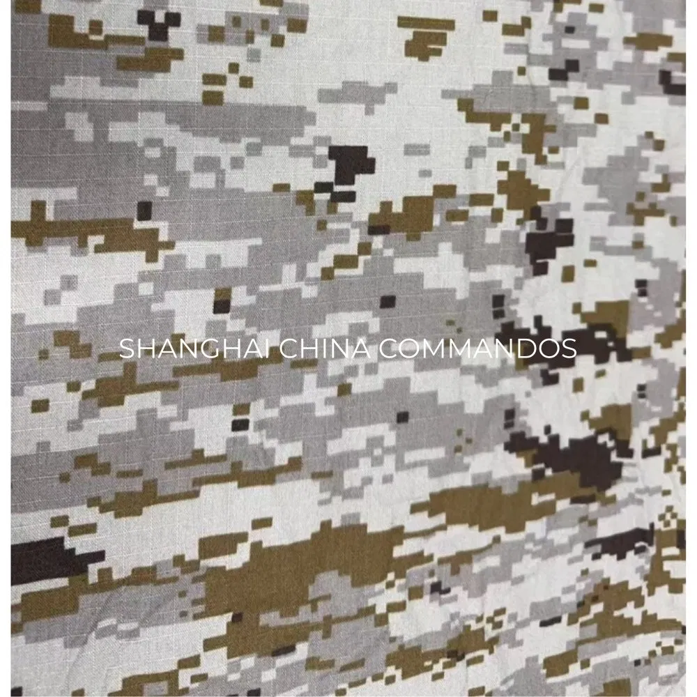 Saudi Arabia Custom Cotton/Polyester Textile Fabrics Tactical Camouflage Fabric Manufacturer