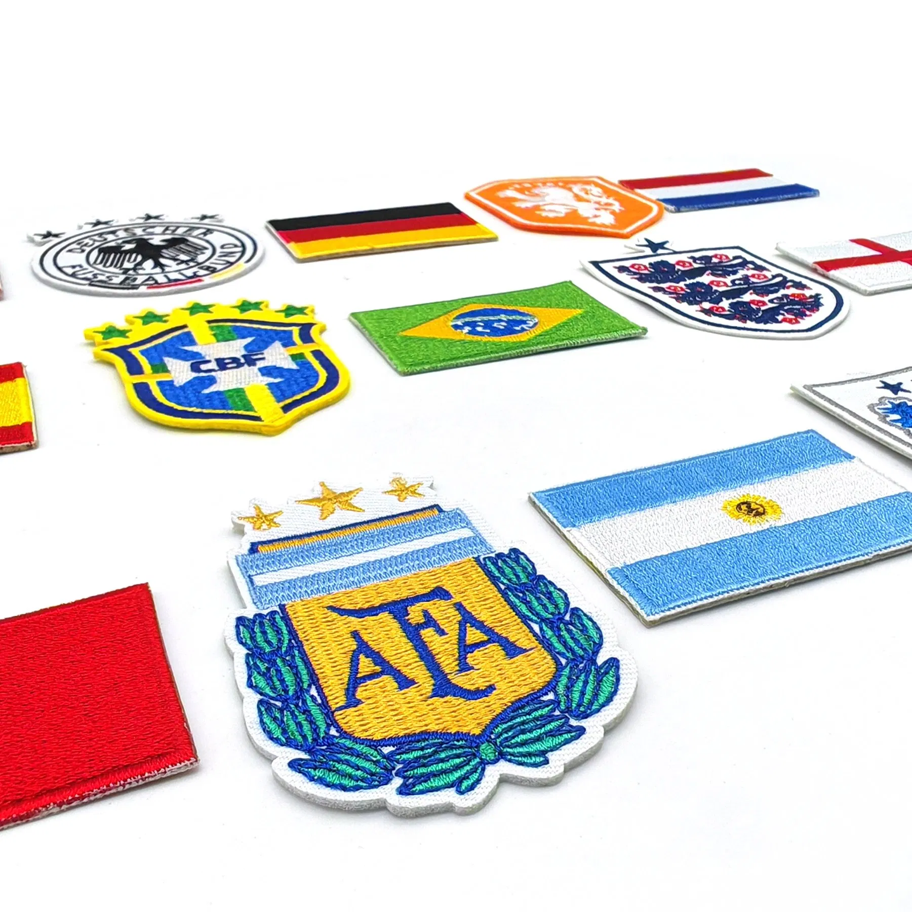 Fans Supplies DIY Custom Football Clothing Team Logo of Various Materials