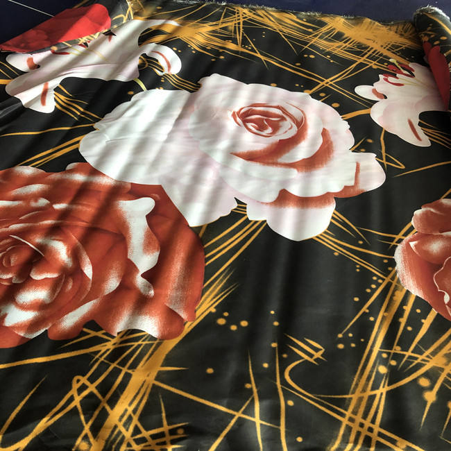 100% Polyester Microfiber Bedding Fabric Manufacturers' Custom Pigment Digital Printing Woven Pattern Twill Style Bag Wholesale