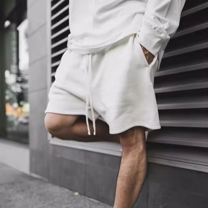 Dropshiping Men′ S Shorts High Casual Hip Hop Shorts Luxury of God Graphic Ess Custom 3D Silicone Sports Shorts