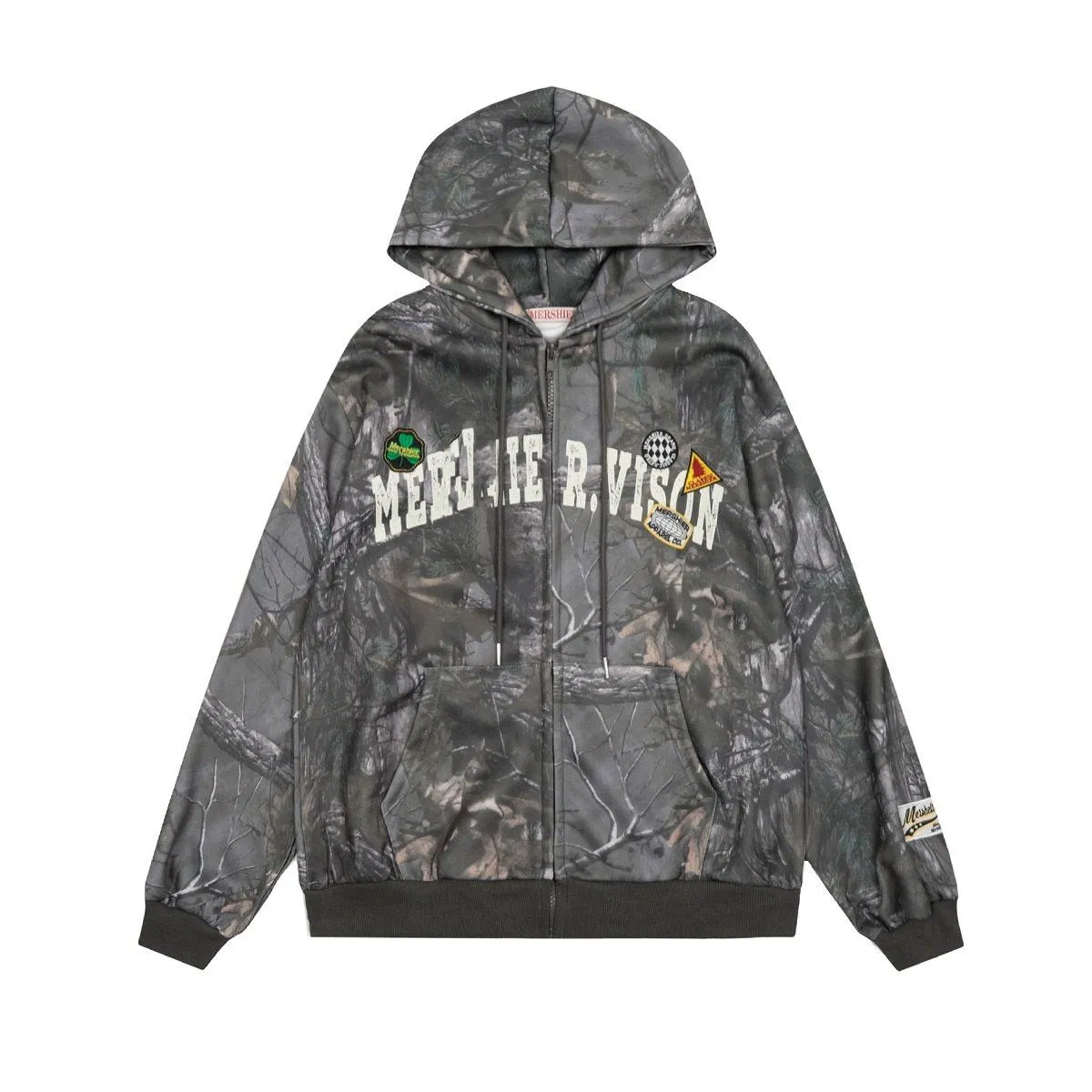 Customized Heavyweight Full Zip up Spider Hoodies Print Oversized Custom Manufacturer Unisex High Quality Hoodies