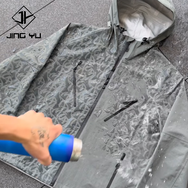 Manufacturer Custom Windproof Jackets Design Custom Outdoor Hiking Clothing Nylon Zipper Windbreaker Jackets Hoodie for Men