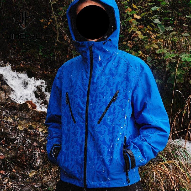 Manufacturer Custom Windproof Jackets Design Custom Outdoor Hiking Clothing Nylon Zipper Windbreaker Jackets Hoodie for Men