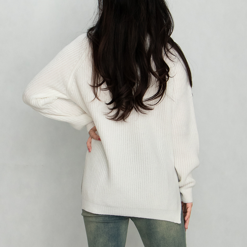 Women's Turtleneck Pullovers for Ladies Custom Winer Knit Sweater Wool Sweaters Pullover