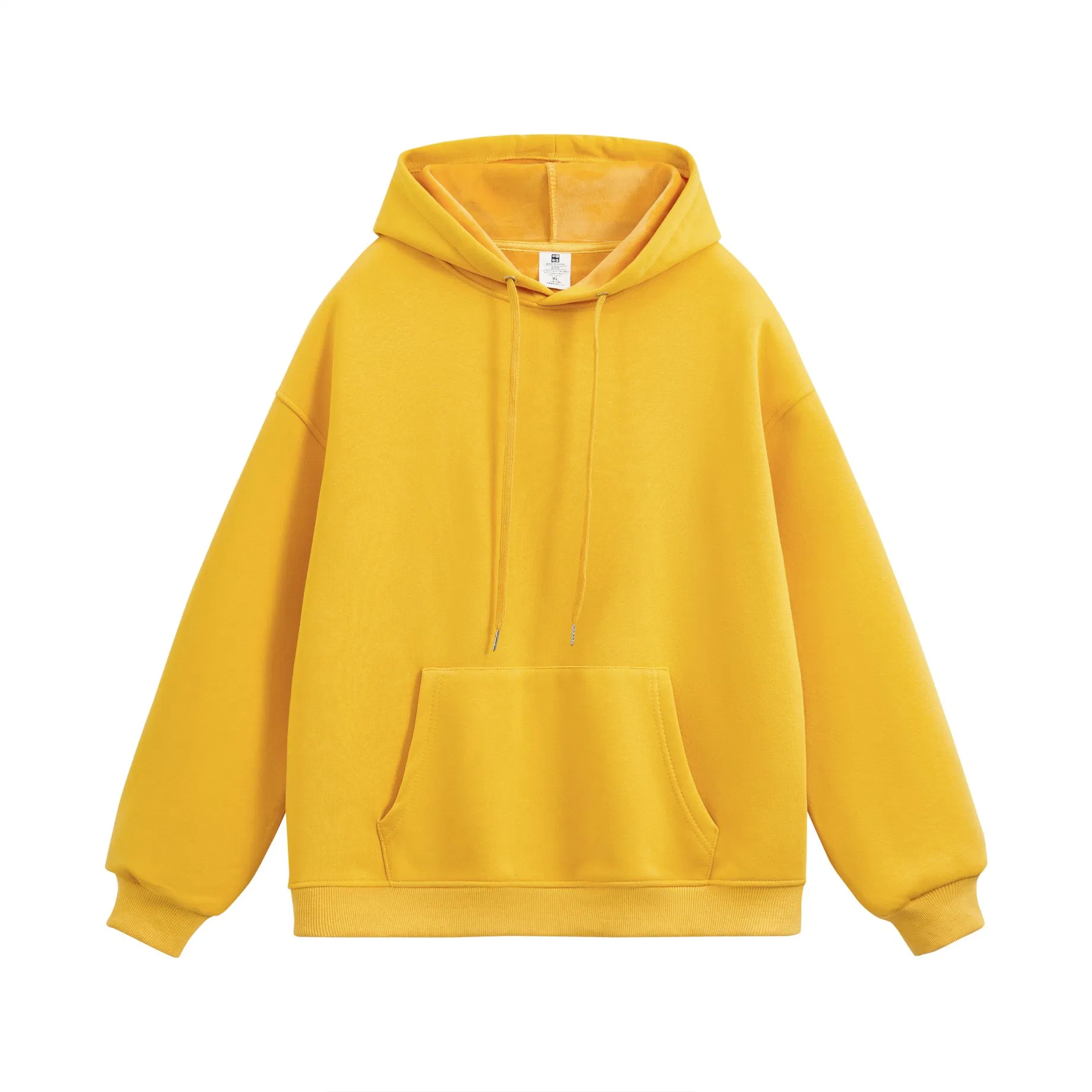 Bulk Oversized 450g Cotton Silver Fox Fleece Lined Hoodies Unisex Streetwear Fashion Pullover Sweatshirt OEM ODM Print Embroidery for Outdoor Sport