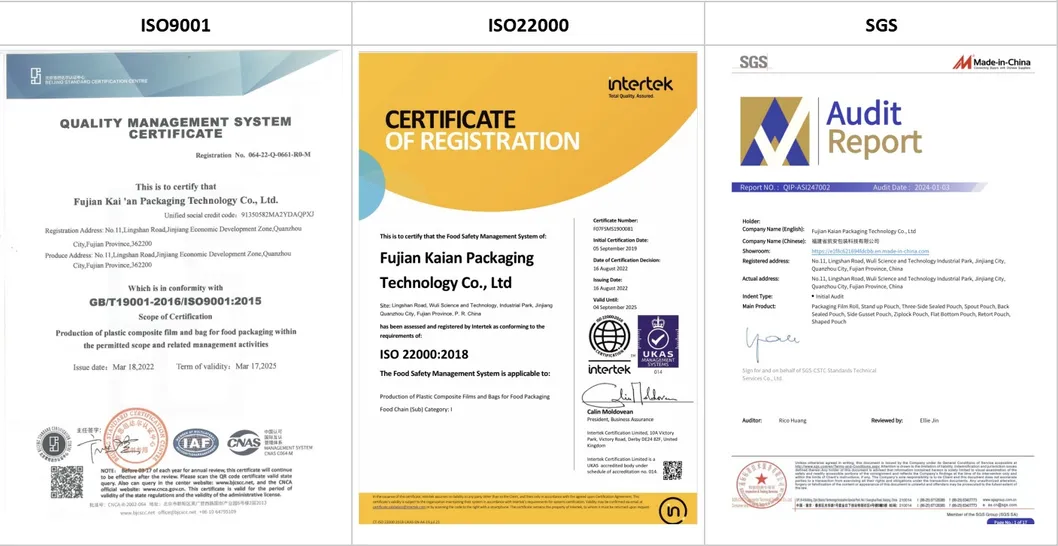 SGS ISO Certification