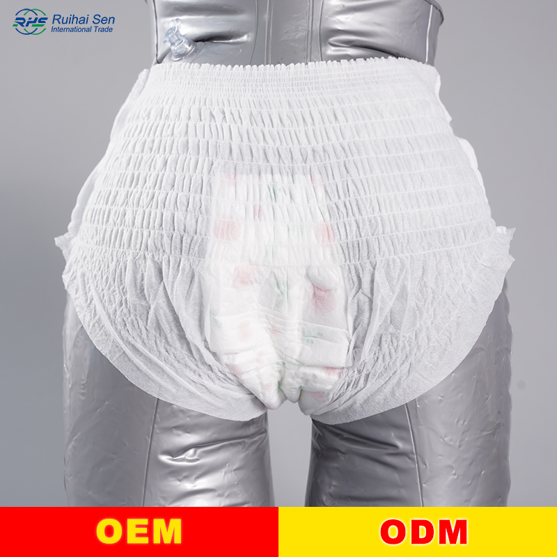 Wholesale OEM Custom Cheap Unisex Adult Disposable Pull up Diapers Pants Manufacturer
