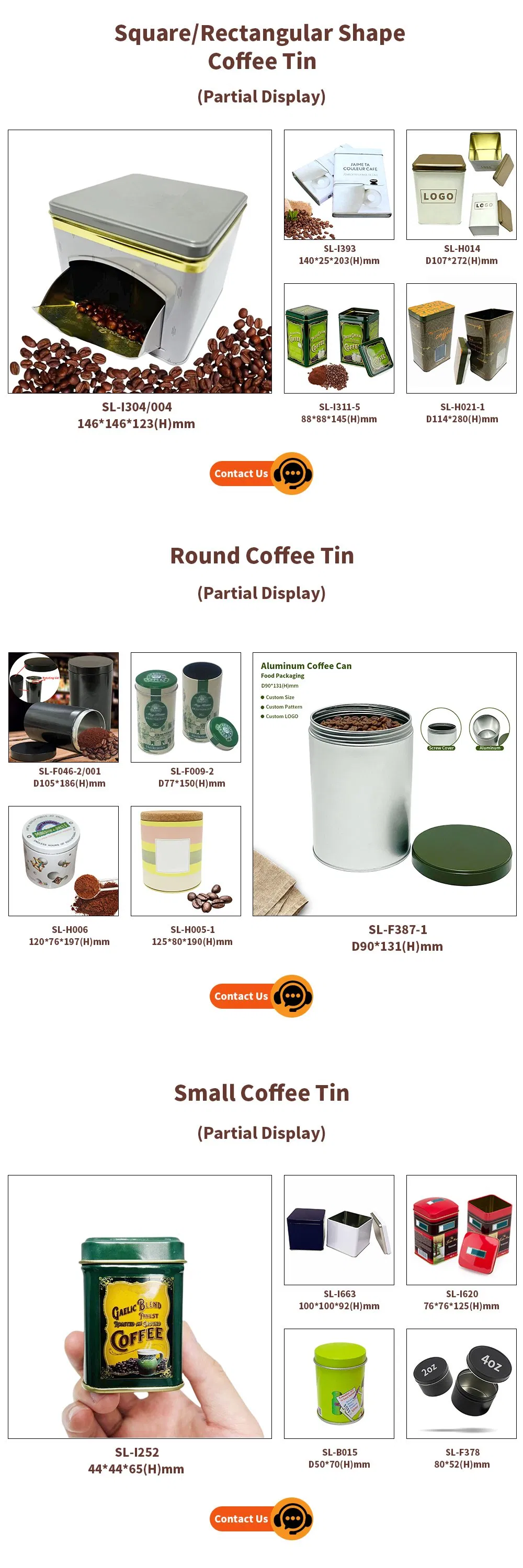 Drum Shaped Metal Box