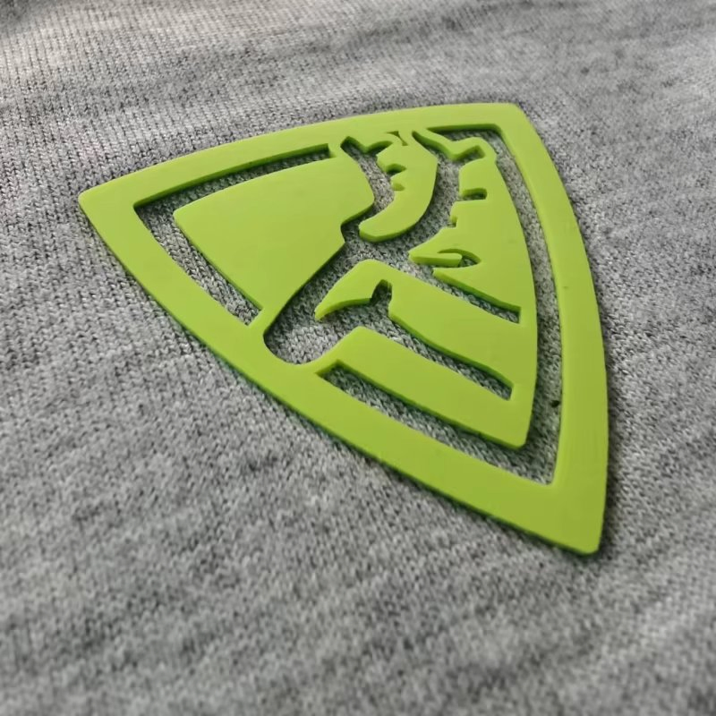Heat Transfer Stickers Clothing Custom Garment 3D Silicone High Density Raised Puff Logo