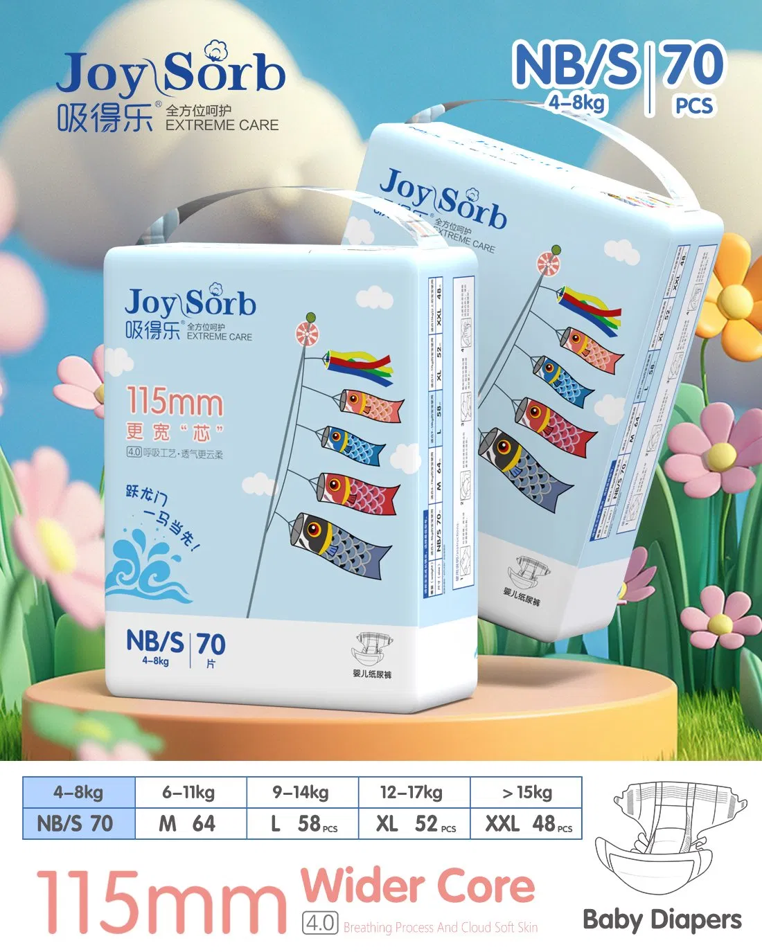Free Sample OEM ODM Custom Wholesale Cheap Disposable Pull up Diapers Pants Manufacturer