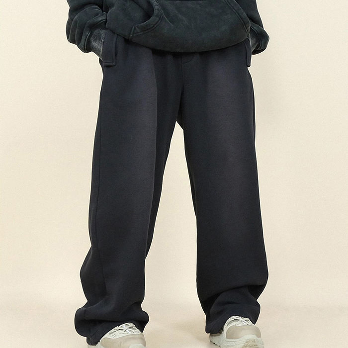 Manufacturers Custom Streetwear Acid Wash Sweat Pants Men Sunfaded Sweatpants