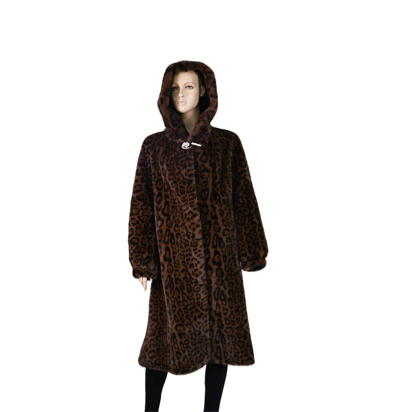 Autumn Winter Custom Faux Fur Coat