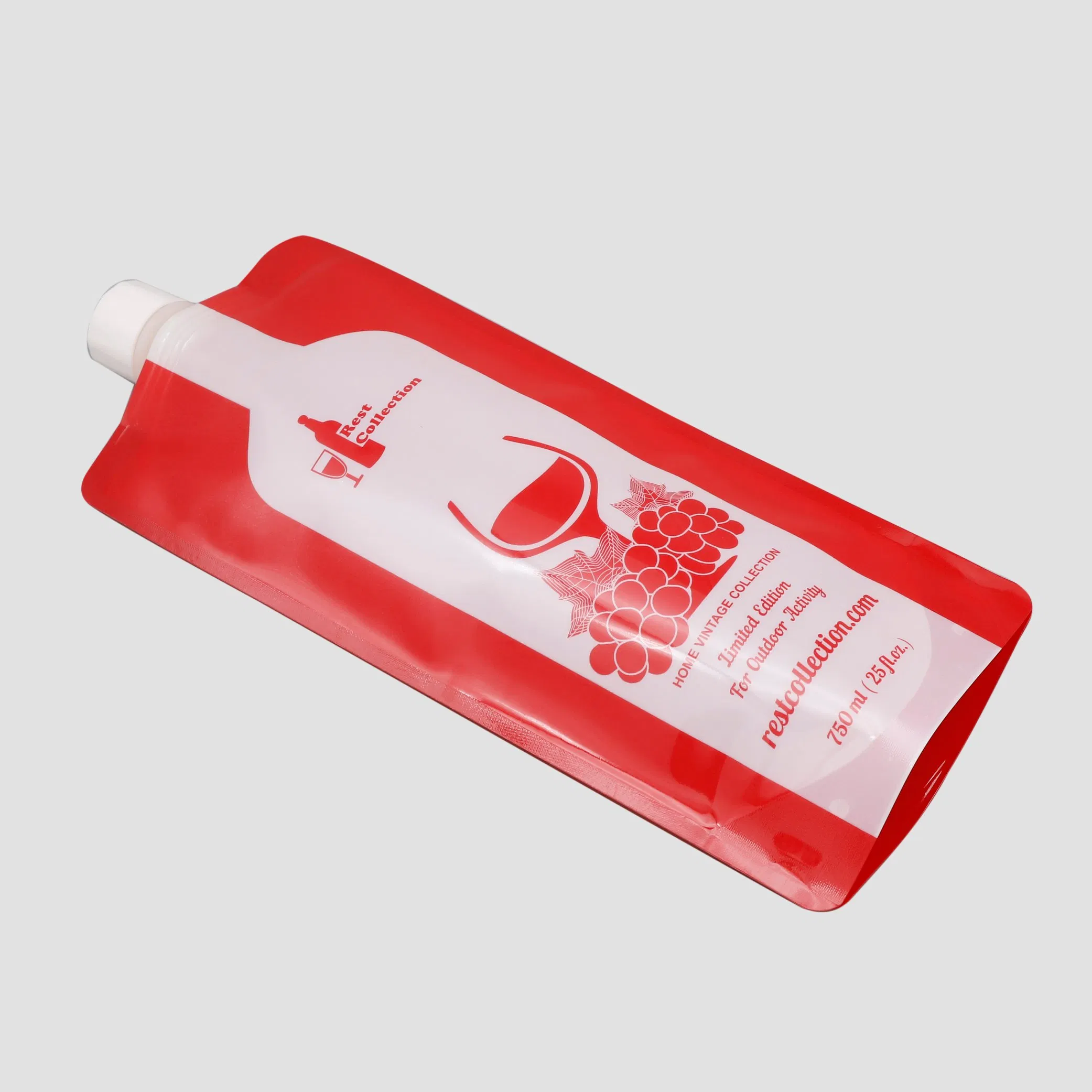 Biodegradable Suction Nozzle Juice Package Custom Juice Pouch Package