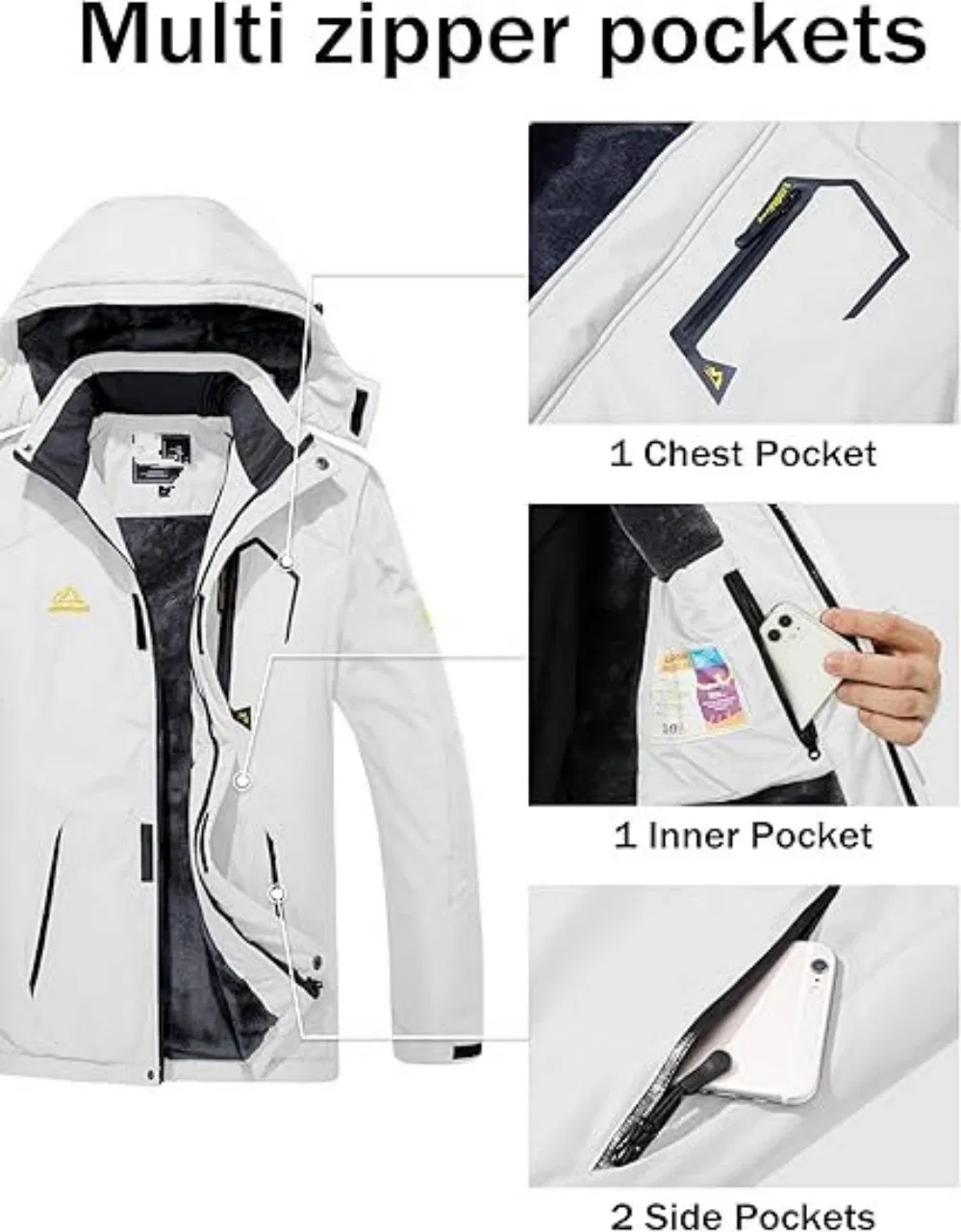 Men's Winter Coat Detail 3