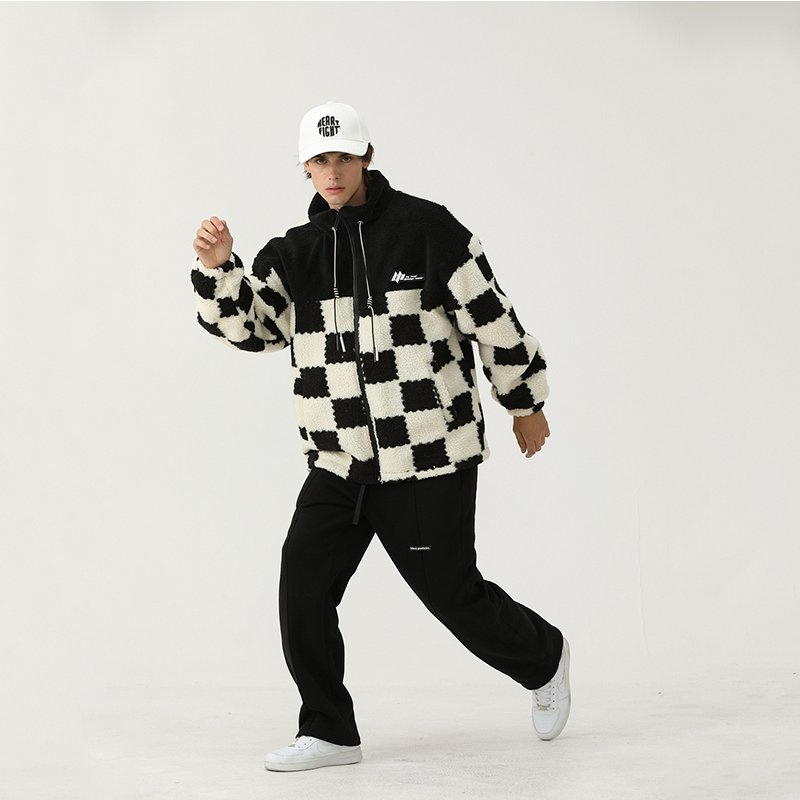 New Arrivals Custom Design High Quality Warm Fleece Jacket for Men Sherpa