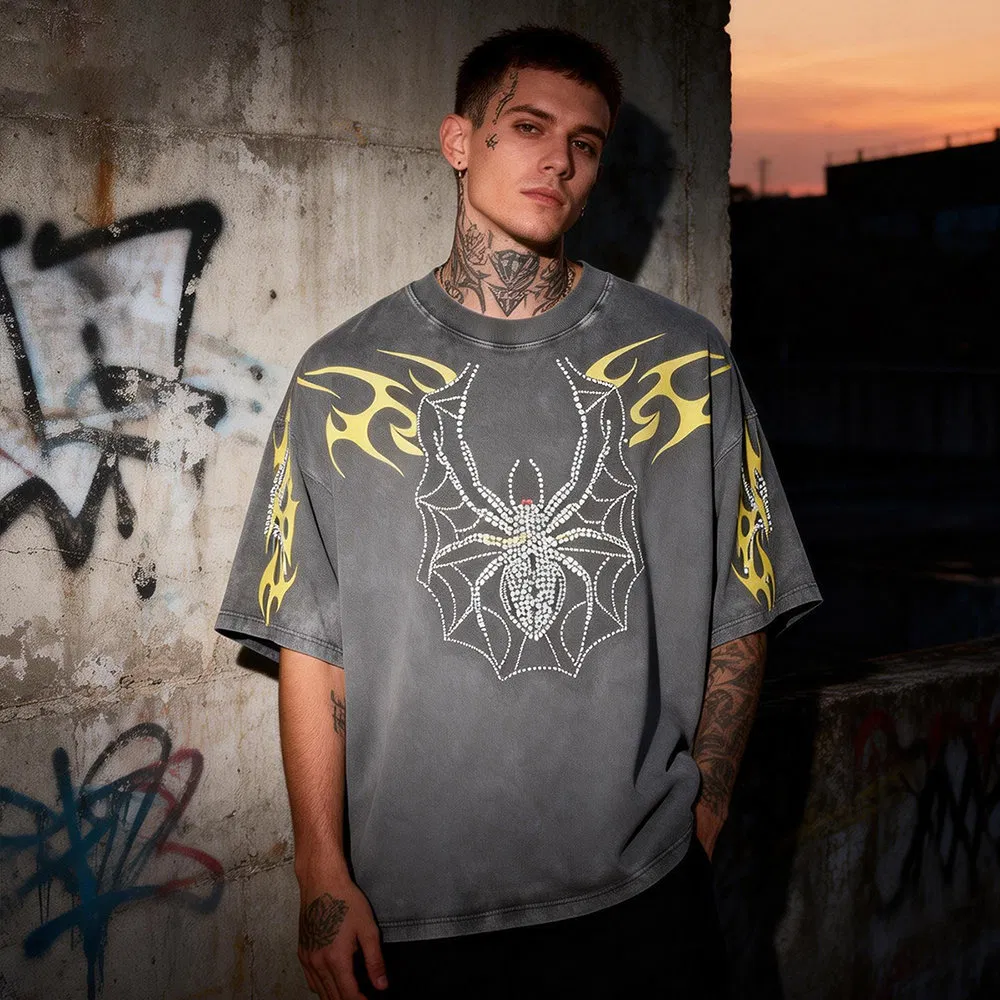 Custom Print Men's Oversized T-Shirt for Minimalist Everyday Wear