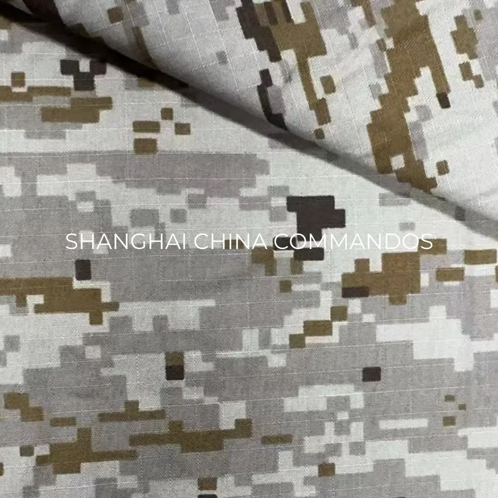 Saudi Arabia Custom Cotton/Polyester Textile Fabrics Tactical Camouflage Fabric Manufacturer
