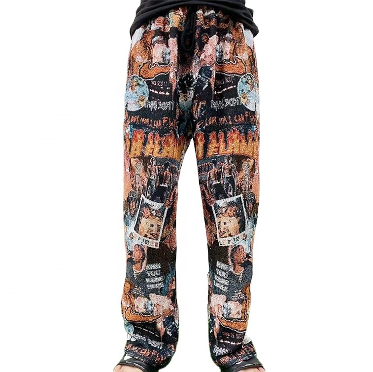 Tapestry Fabric Custom Tapestry Pants Men and Women