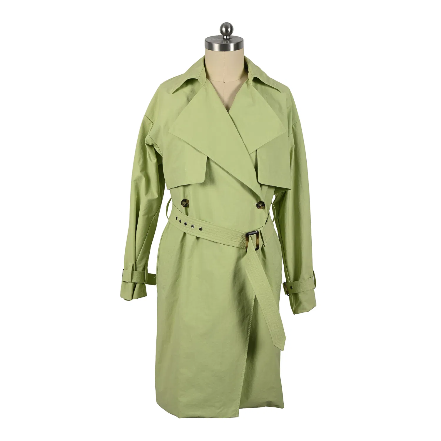 Fashion Design Custom Women's Trench Coat Warm Long Waist-Cinched Coat Outdoor Jacket