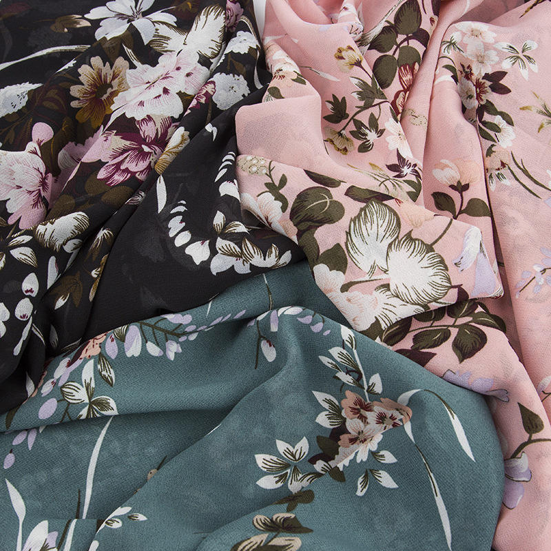 Custom Wholesale Eco-Friendly Durable Anti-Static Breathable Nylon Polyester Elastic Digital Printed Plain Fabric for Sport Down Jacket Coat Dress Garment