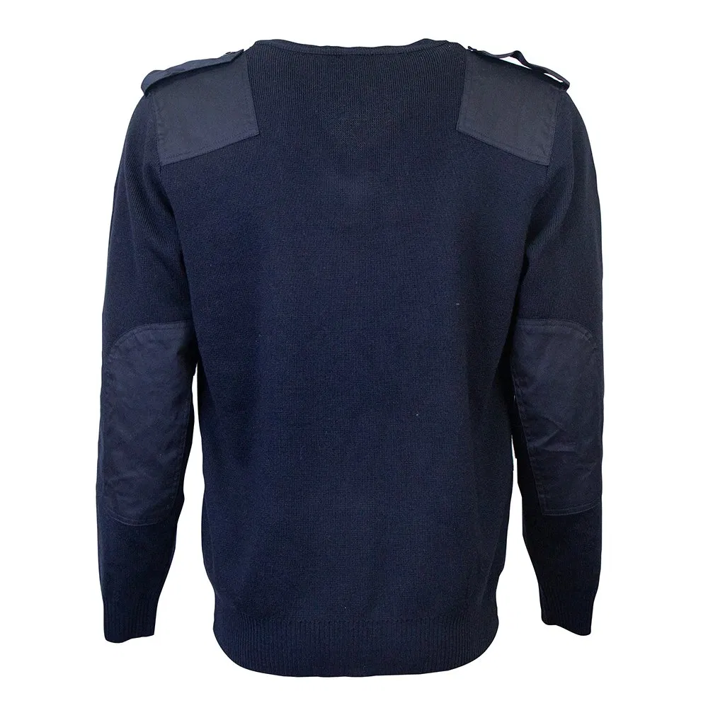 Premium Wool-Blend Security V-Neck Sweater Custom Professional Security Apparel Manufacturer in China Tactical Sweater