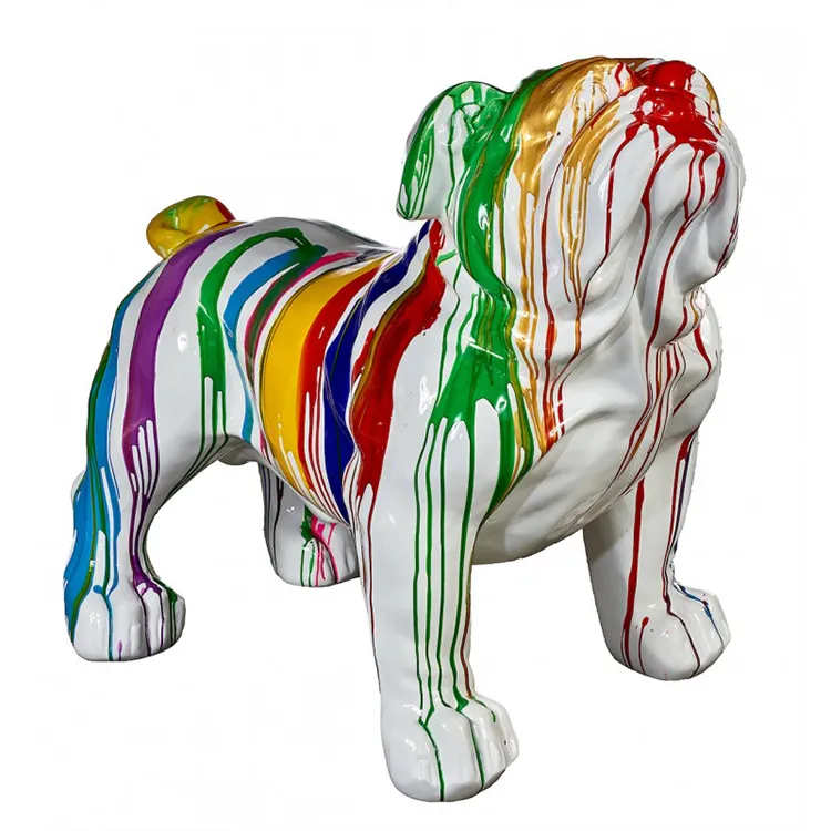 Bulldog Statue Detail 1