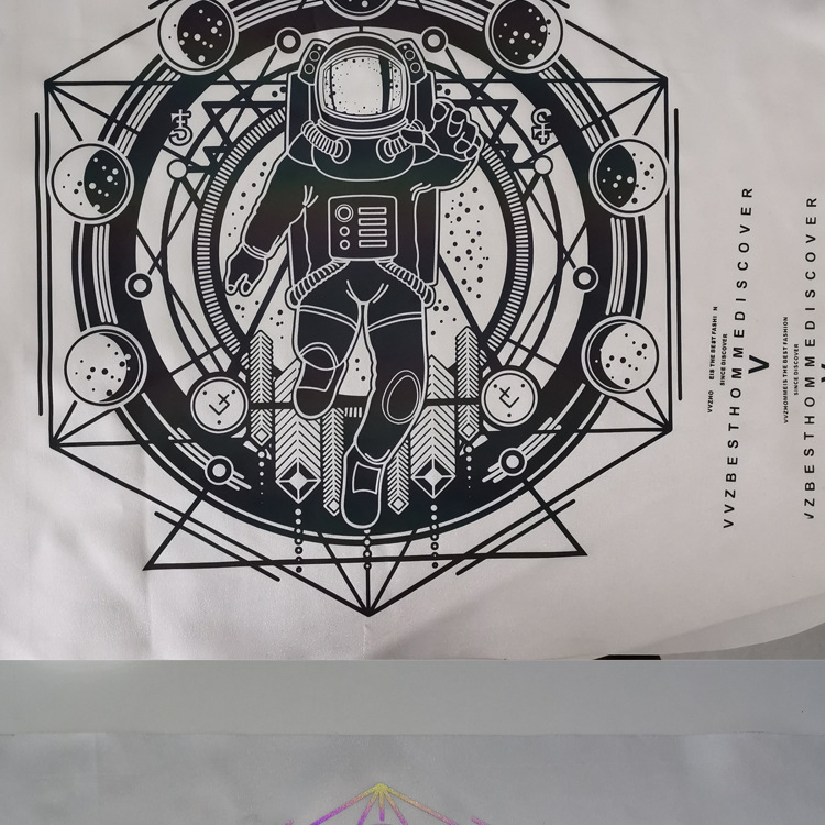 Custom Reflective Shirt Logo Iron on Screen Print Heat Transfer Sticker Wholesale Reflective Label