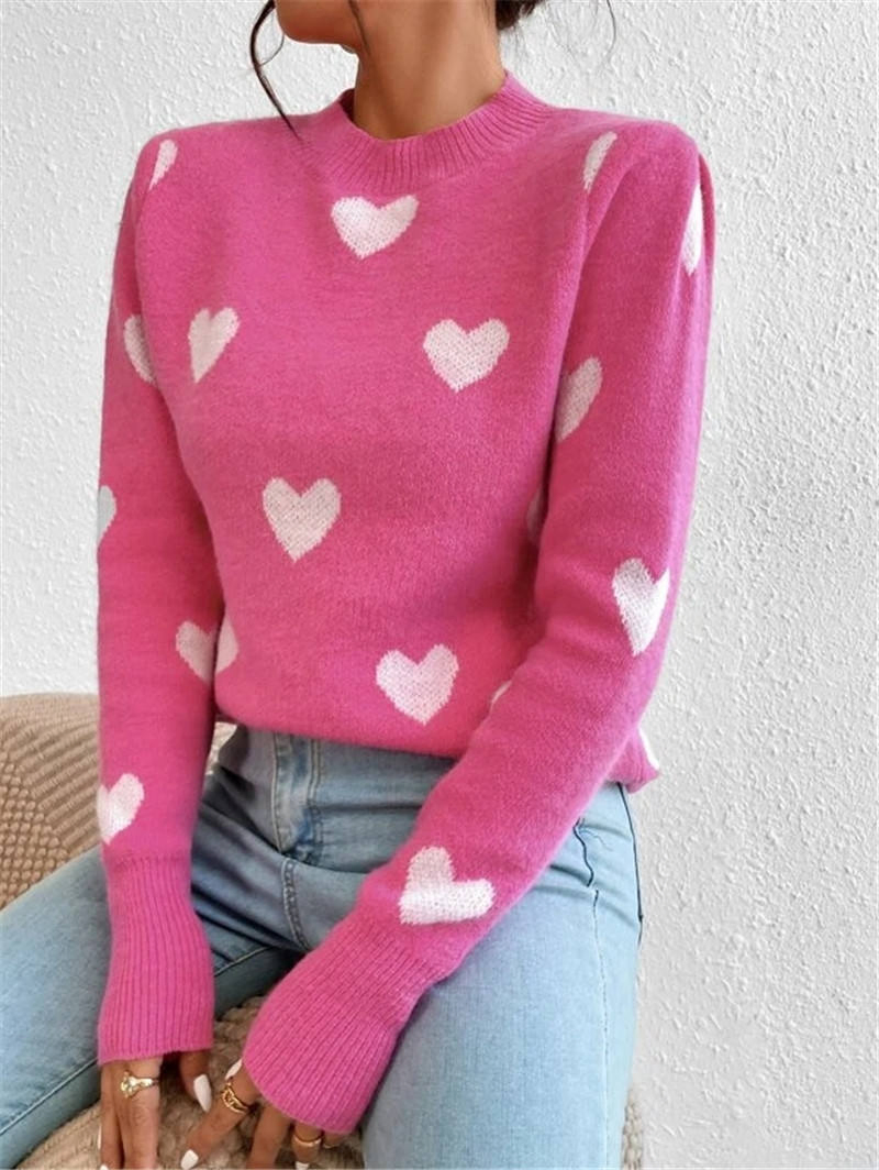Knitted Sweater Custom Supply 2025 Spring-Autumn Women's Long-Sleeve Stylish Casual Pullover Knit Sweater Knit Sweater