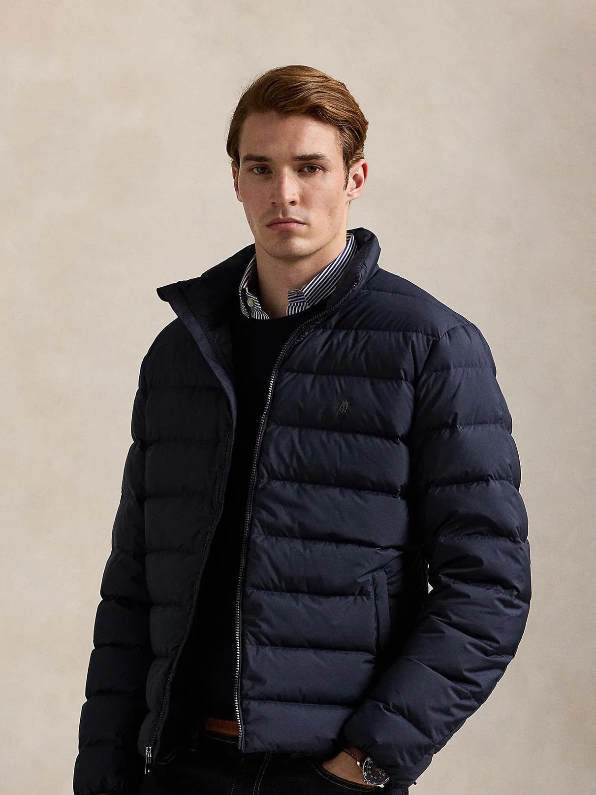 Dropshipping Ralph Custom Clothing Manufacturers Custom Logo Duck Eiderdown Outdoor Work Wear Warm Winter Men's Down Coat Puffer Jacket