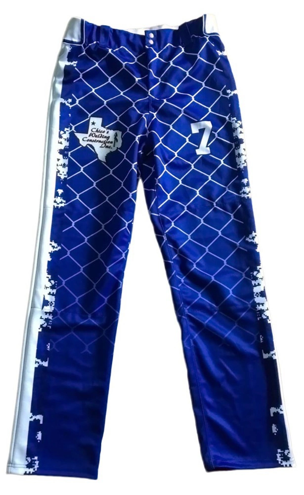 New Style Manufacturer Custom Sublimation Printed Softball Baseball Pants for Baseball Team