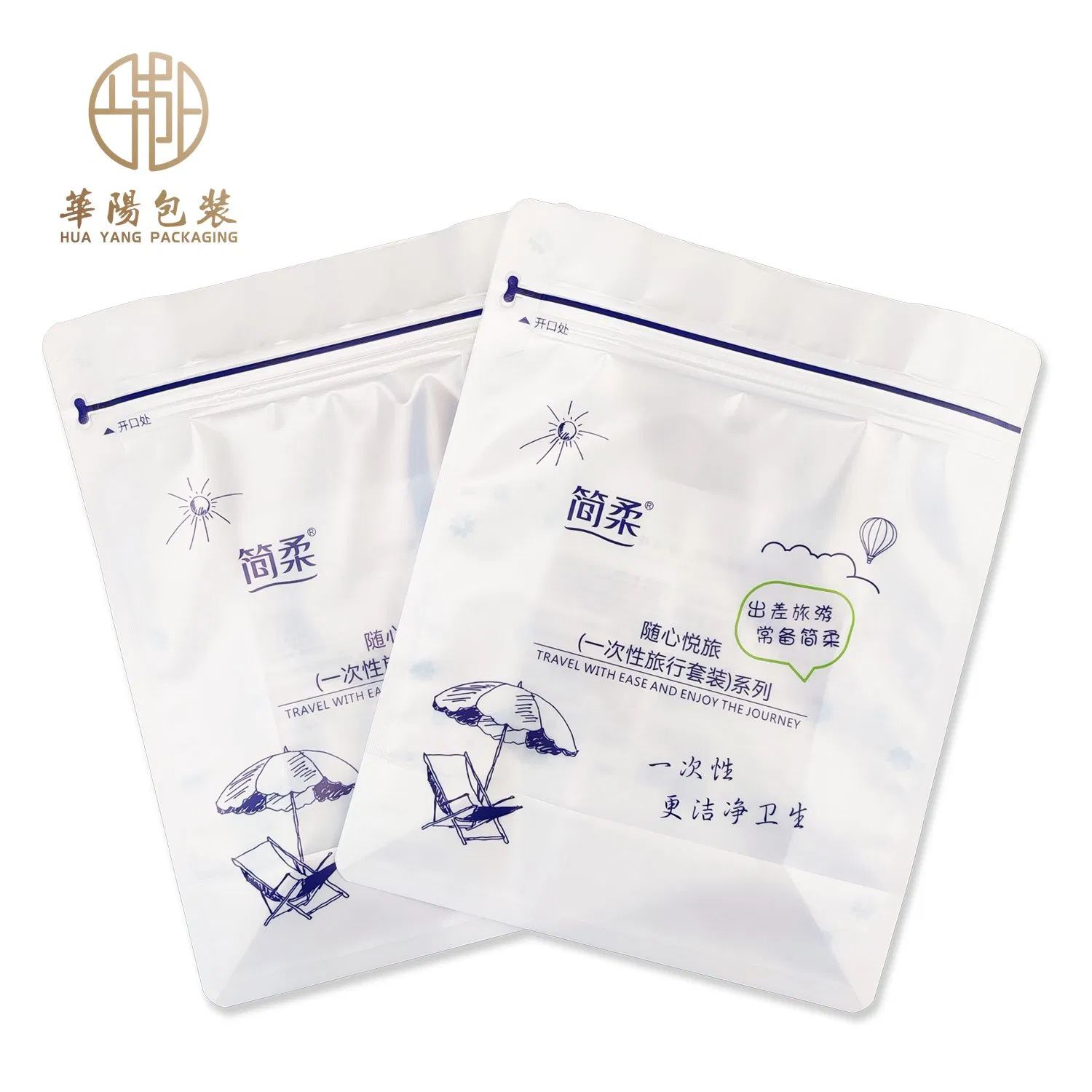 Custom Printed Design Resealable Zipper Packaging Stand up Mylar Package