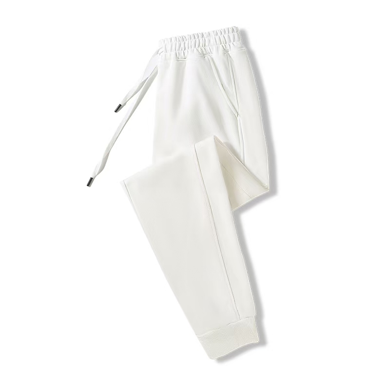 Custom Logo Lace-up Cotton Sleeveless Sports Fashion Loose Pants