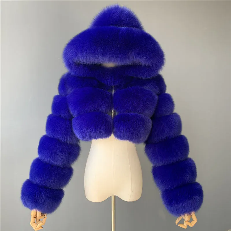 Fox Fur Coat Detail