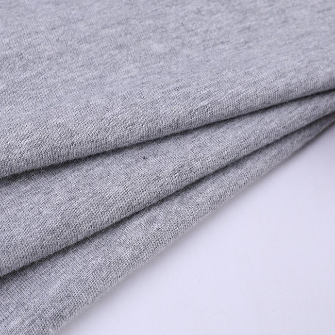 Custom Color Knitted Organic Soft 100% Cotton Jersey Fabric for Sports