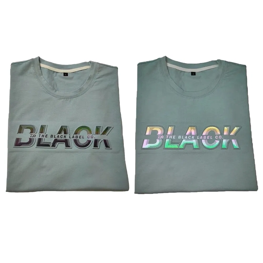 Custom Reflective Shirt Logo Iron on Screen Print Heat Transfer Sticker Wholesale Reflective Label