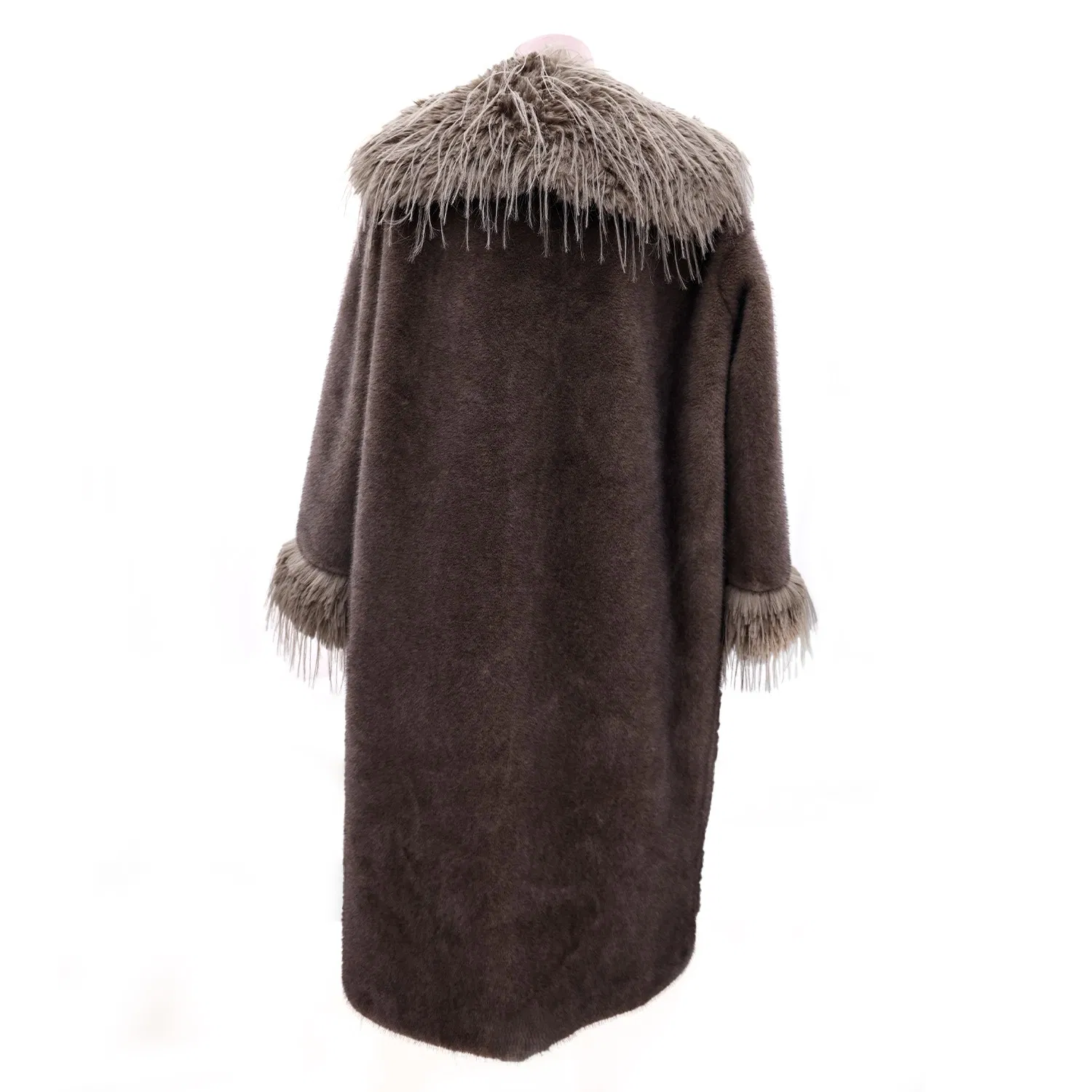 Stylish Long Faux Fur Coat - Factory Price &amp; Custom Options