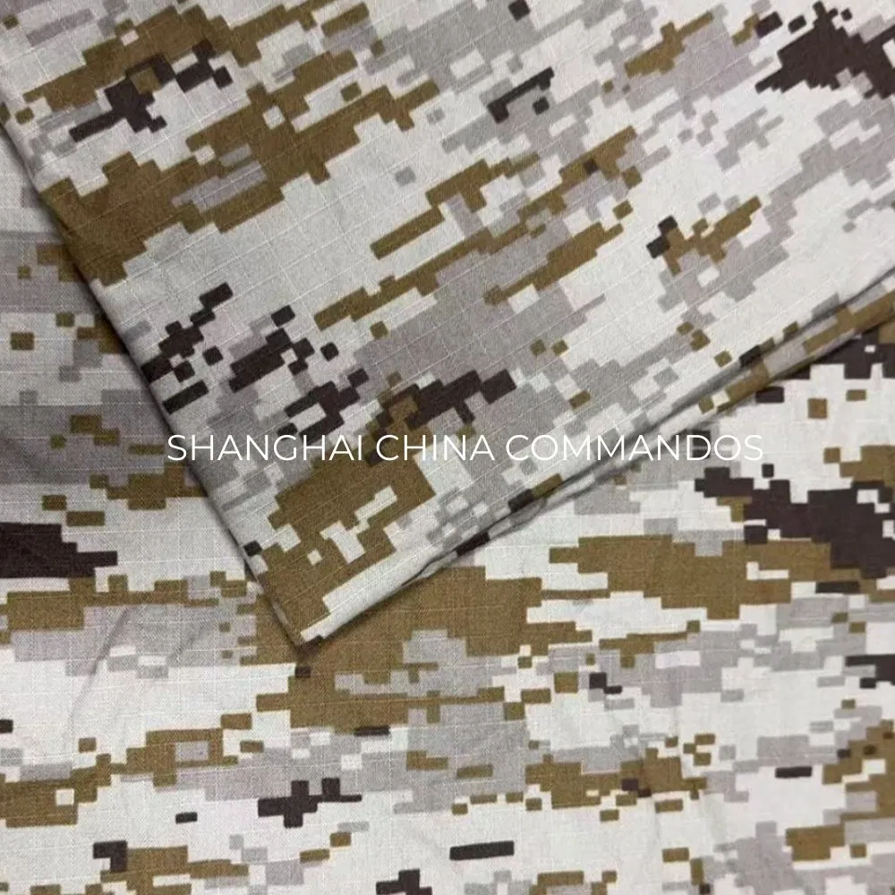 Saudi Arabia Custom Cotton/Polyester Textile Fabrics Tactical Camouflage Fabric Manufacturer