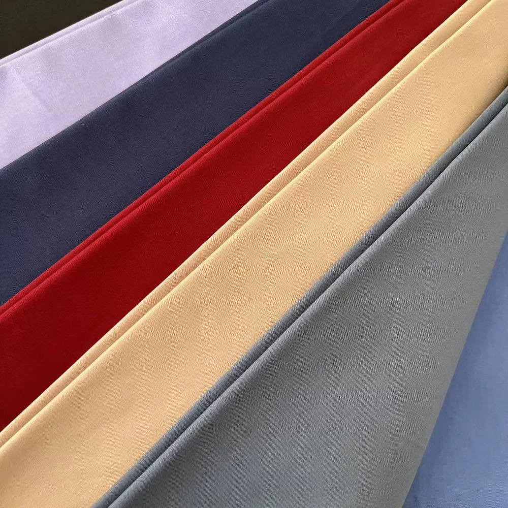 Custom Woven Tc Shirt Fabric Customizable GSM/Width Source Factory