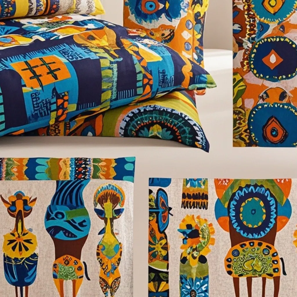 Chinese Factory Custom Wholesale Hot Sell 100% Polyester Printed Fabric Design African Woven Fabric