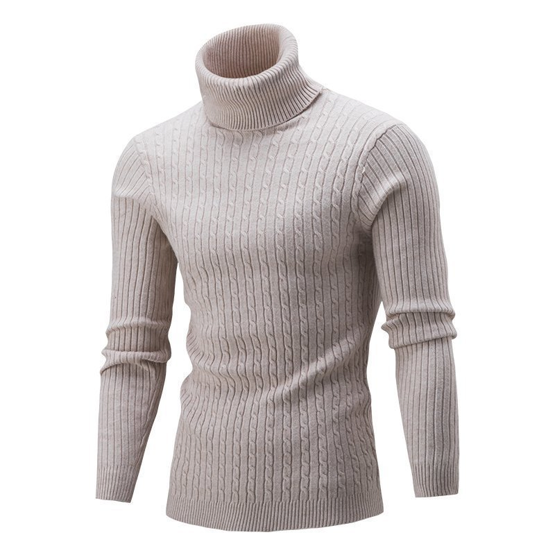 2024 Custom Logo OEM &amp; ODM Winter Knitted Sweater Pullover Men's Sweaters Knitted Fashion Men Clothes Knit Sweater Men