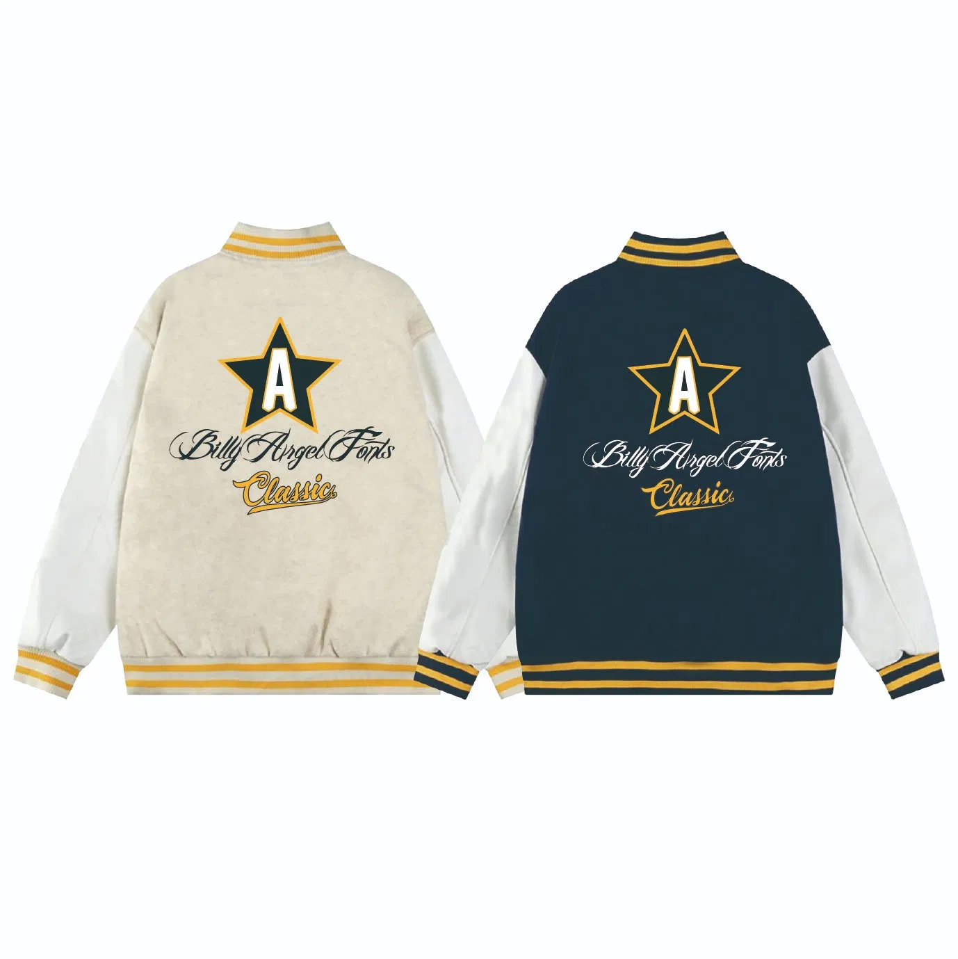 OEM Custom Letterman Jacket Manufacturers Casual Vintage Style Varsity Jacket