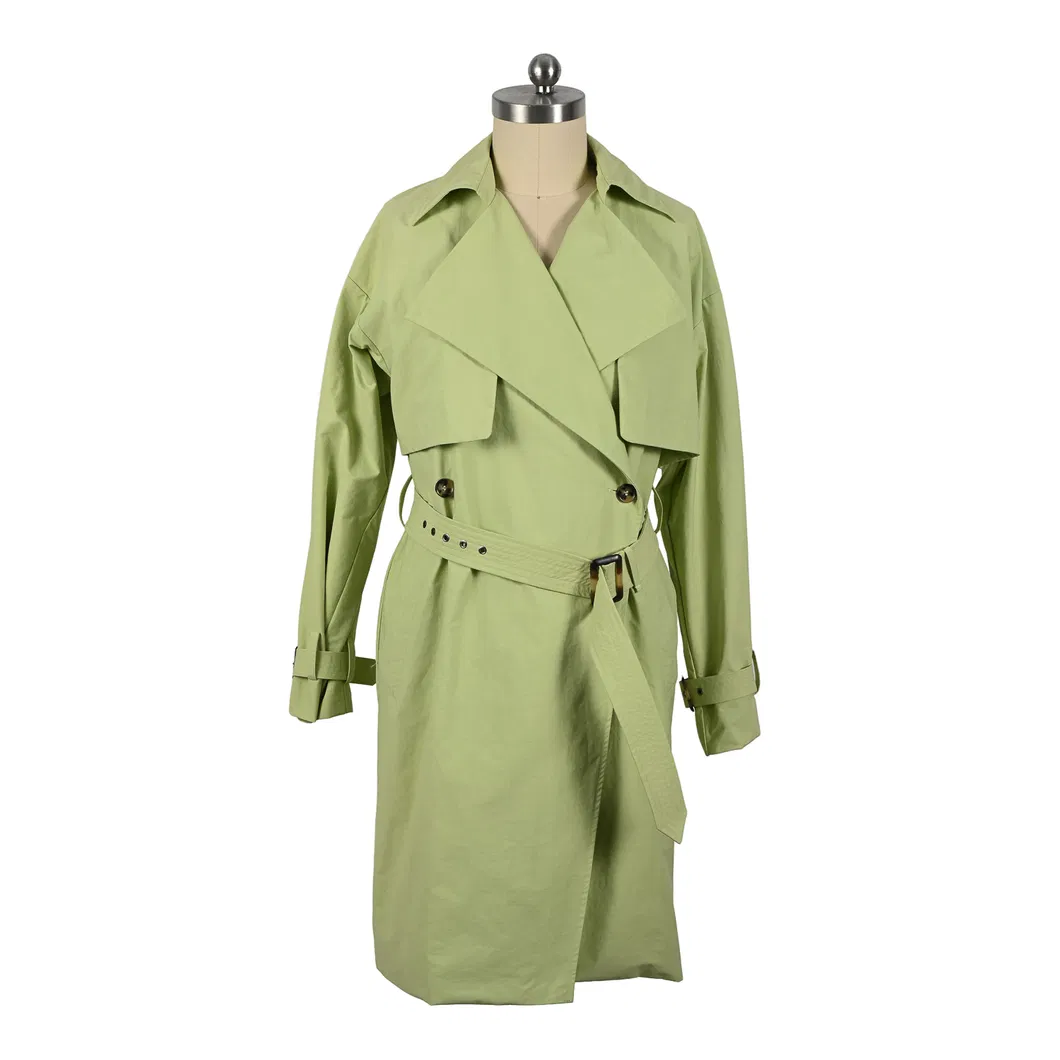 Women's Trench Coat Front View