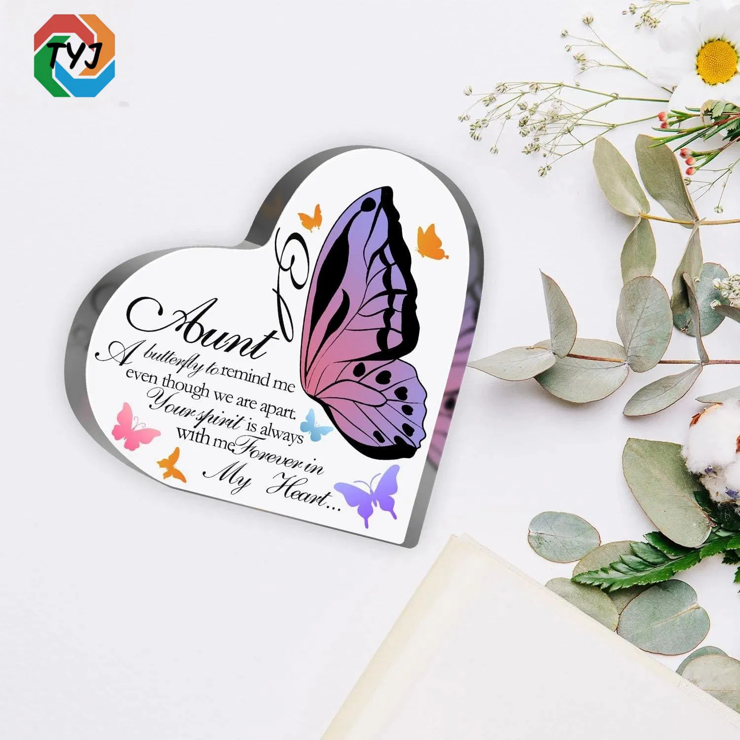 Desktop Wholesale Decor Acrylic Table Ornament Acrylic Craft with Transparent Design