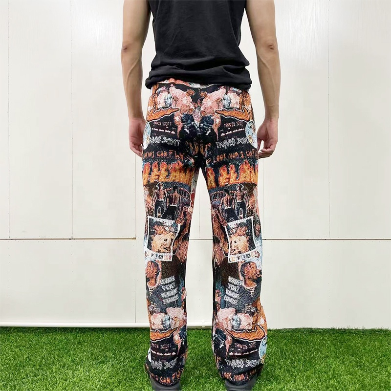 Tapestry Fabric Custom Tapestry Pants Men and Women