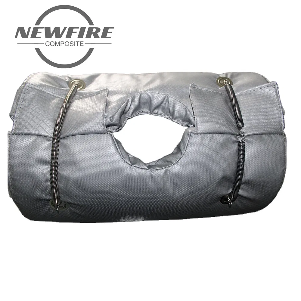 Manufacturer High Quality Fiberglass Mesh High Temperature Protective Custom Removable Thermal Insulation Jacket